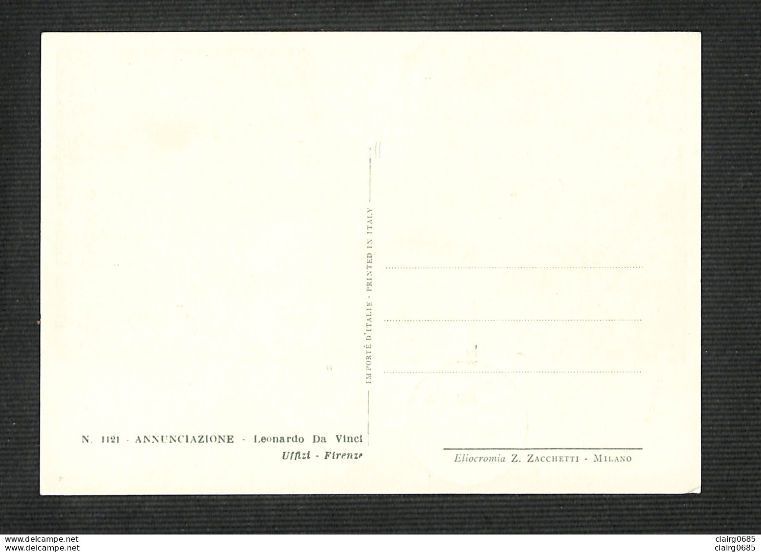 VATICAN - POSTE VATICANE - Carte MAXIMUM 1956 - ANNUNCIAZIONE - Maximumkarten (MC)