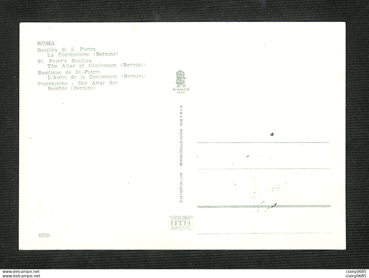 VATICAN - POSTE VATICANE - Carte MAXIMUM 1962 - Basilique De St-Pierre - Basilico Di S. Pietro - Cartes-Maximum (CM)