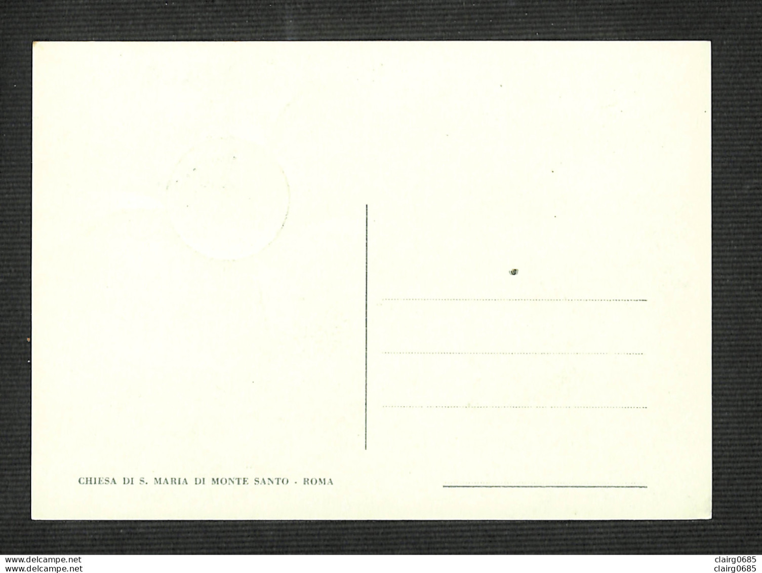 VATICAN - POSTE VATICANE - Carte MAXIMUM 1962 - CHIESA DI S. MARIA DI MONTE SANTO - Maximum Cards