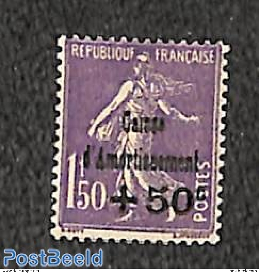 France 1930 1.50+50c, Stamp Out Of Set, Unused (hinged) - Unused Stamps