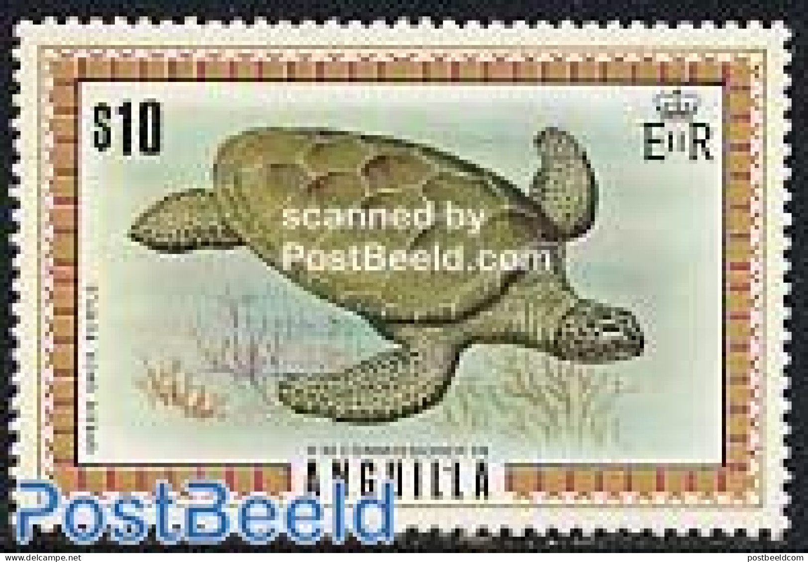 Anguilla 1975 Definitive 1v, Turtle, Mint NH, Nature - Animals (others & Mixed) - Reptiles - Turtles - Anguilla (1968-...)