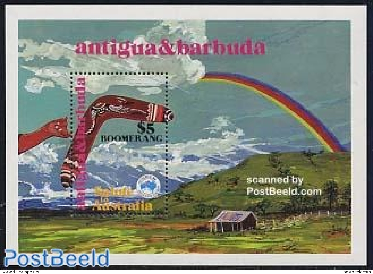 Antigua & Barbuda 1984 Ausipex S/s, Mint NH, Sport - Sport (other And Mixed) - Antigua Y Barbuda (1981-...)