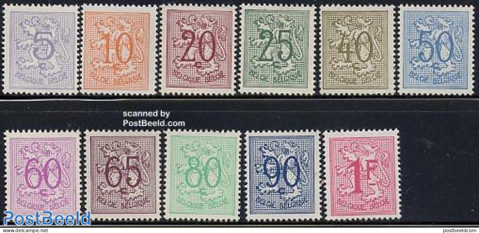 Belgium 1951 Definitives 11v, Unused (hinged) - Unused Stamps