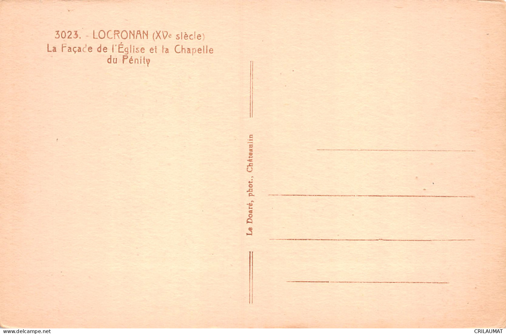29-LOCRONAN-N°T5104-D/0211 - Locronan