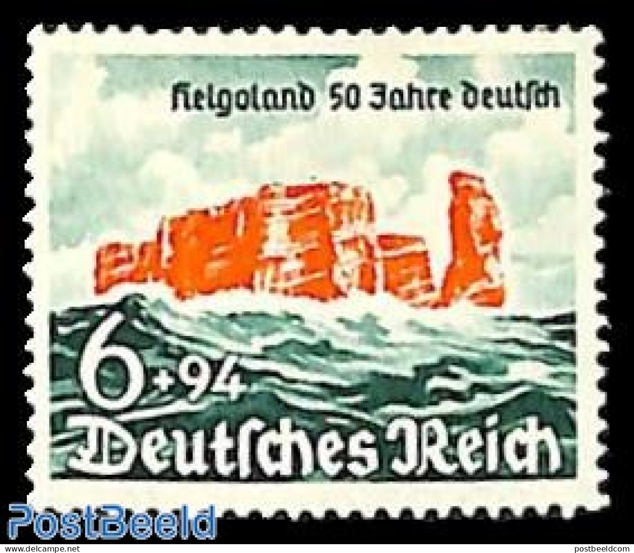 Germany, Empire 1940 Helgoland 1v, Mint NH - Unused Stamps