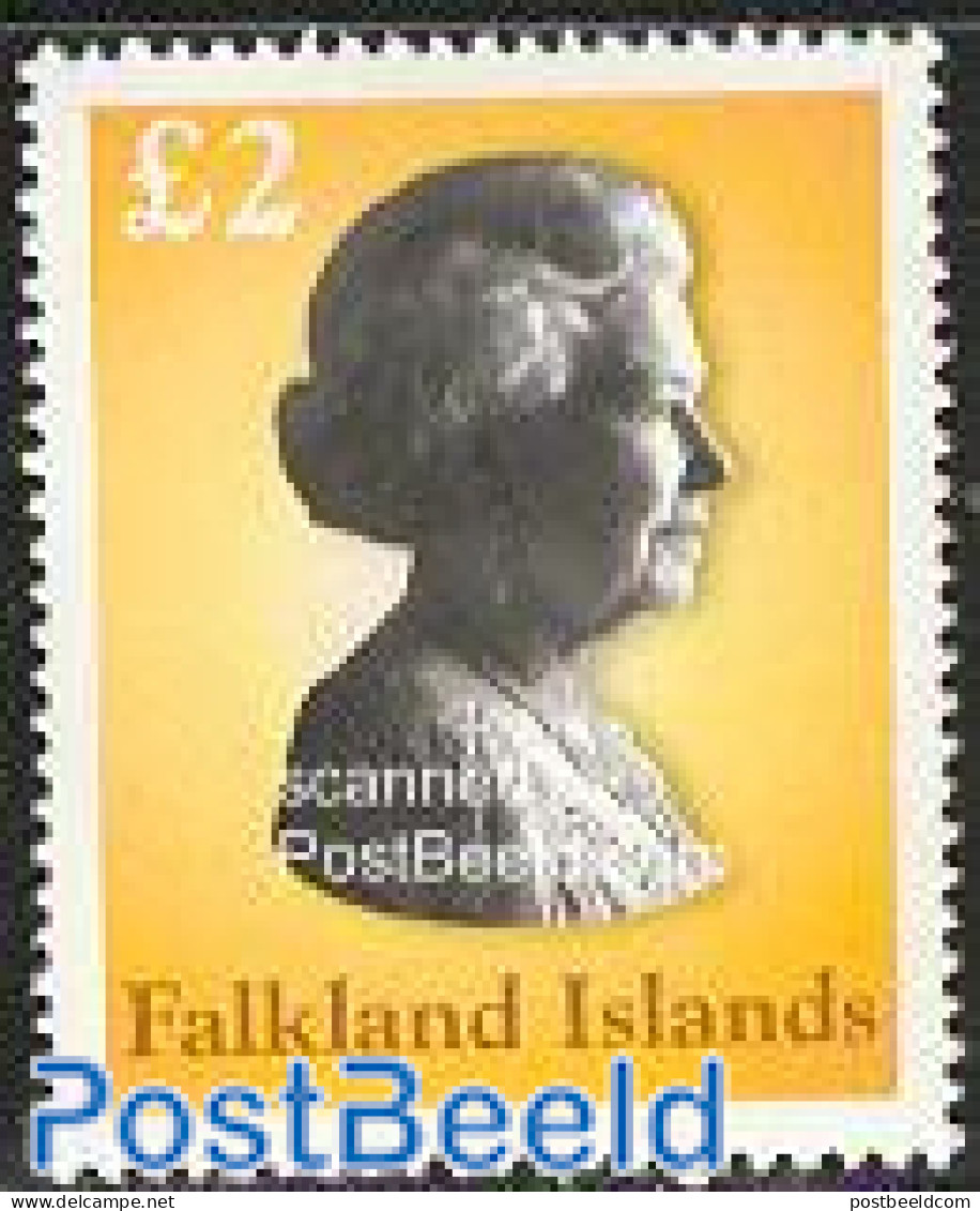 Falkland Islands 2003 New Queens Head 1v, Mint NH, History - Kings & Queens (Royalty) - Koniklijke Families