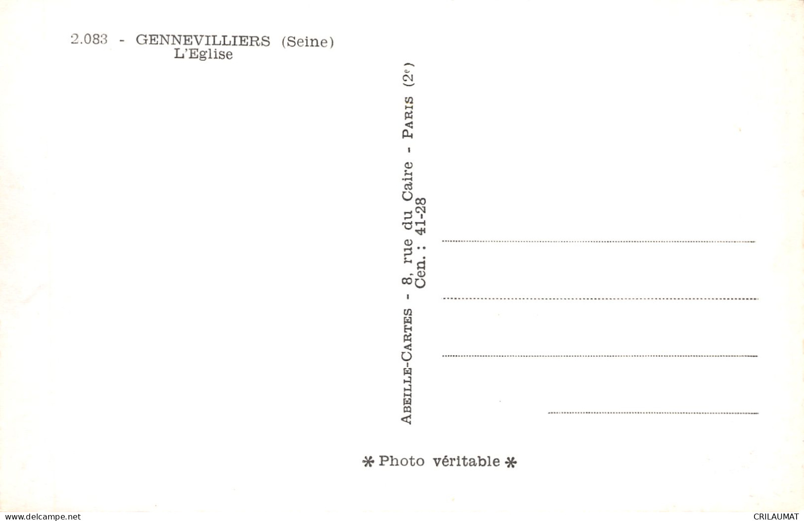 92-GENNEVILLIERS-N°T5104-F/0233 - Gennevilliers