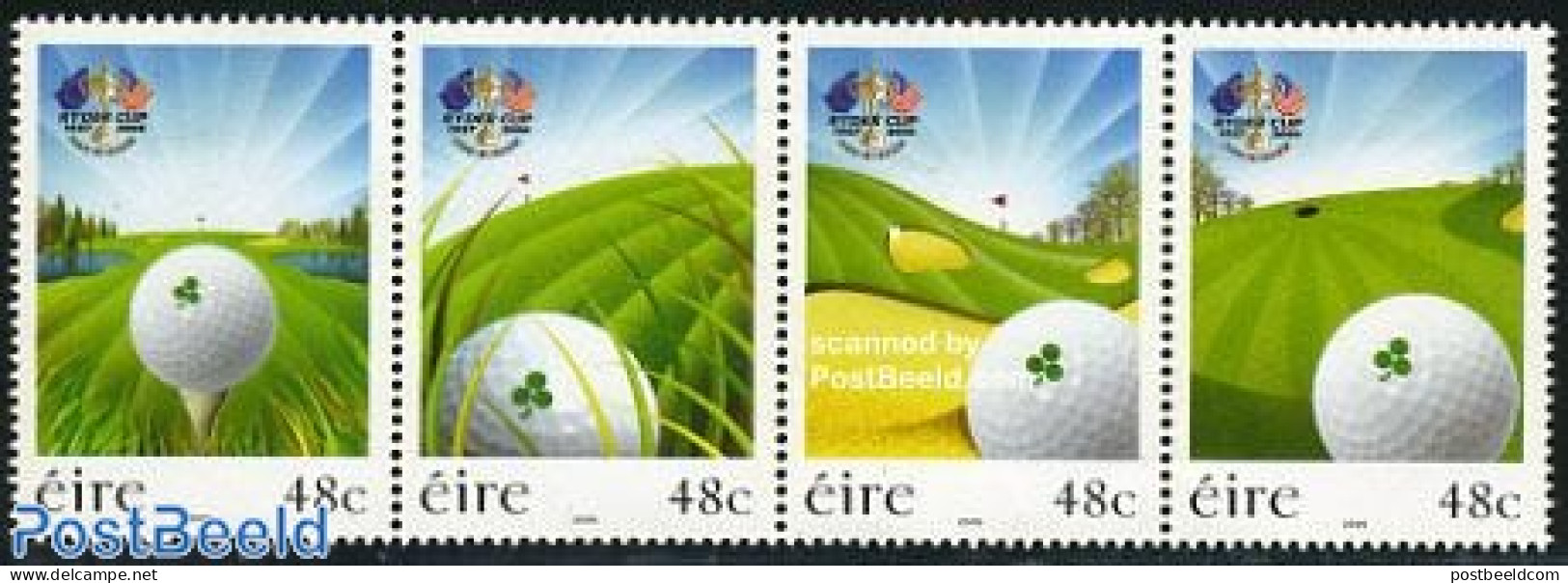 Ireland 2006 Ryder Golf Club 4v [:::], Mint NH, Sport - Golf - Sport (other And Mixed) - Ongebruikt