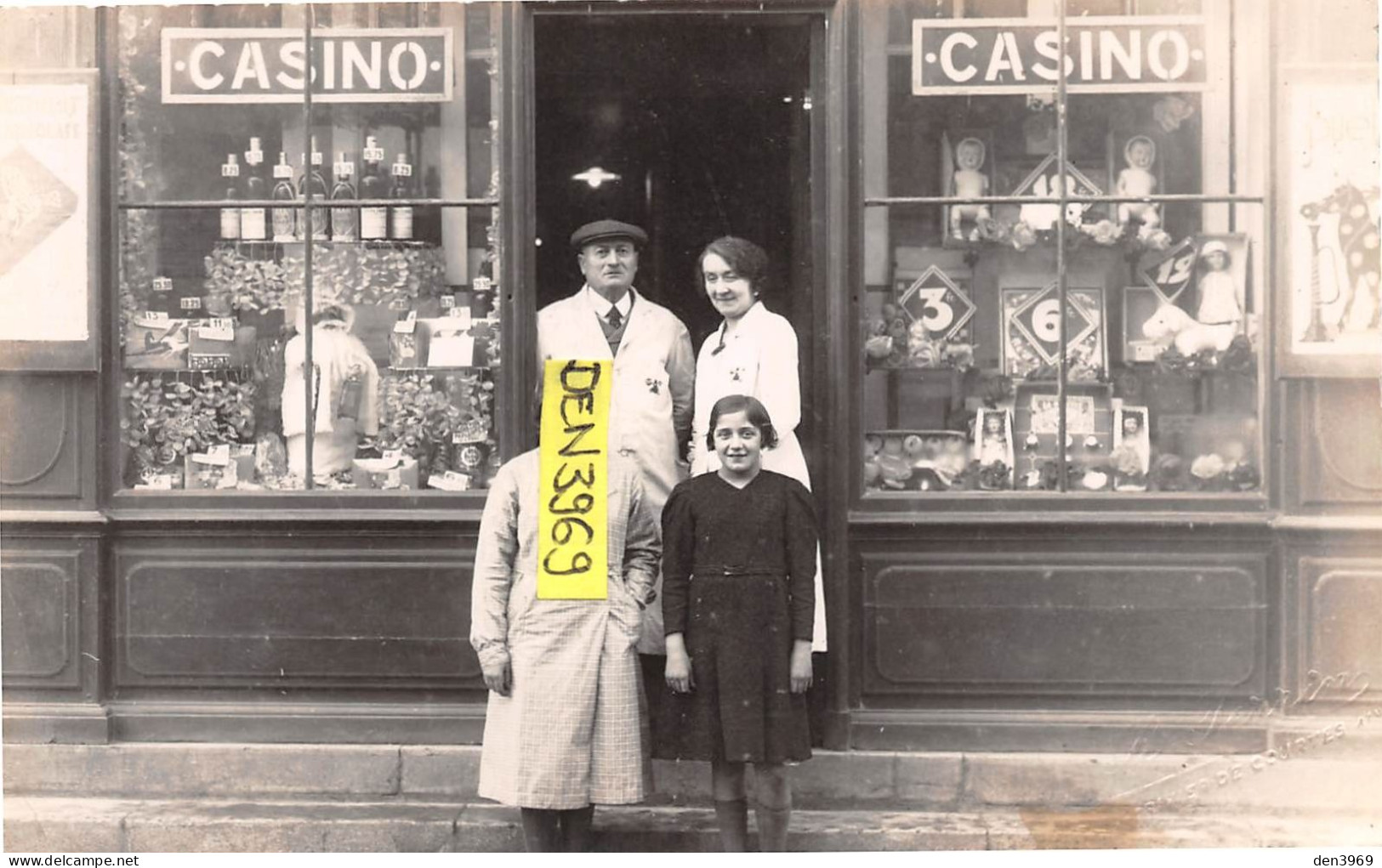 SAINT-TRIVIER-de-COURTES (Ain) - Magasin Casino - Carte-Photo R. Perrin (voir Les 3 Scans) - Non Classificati