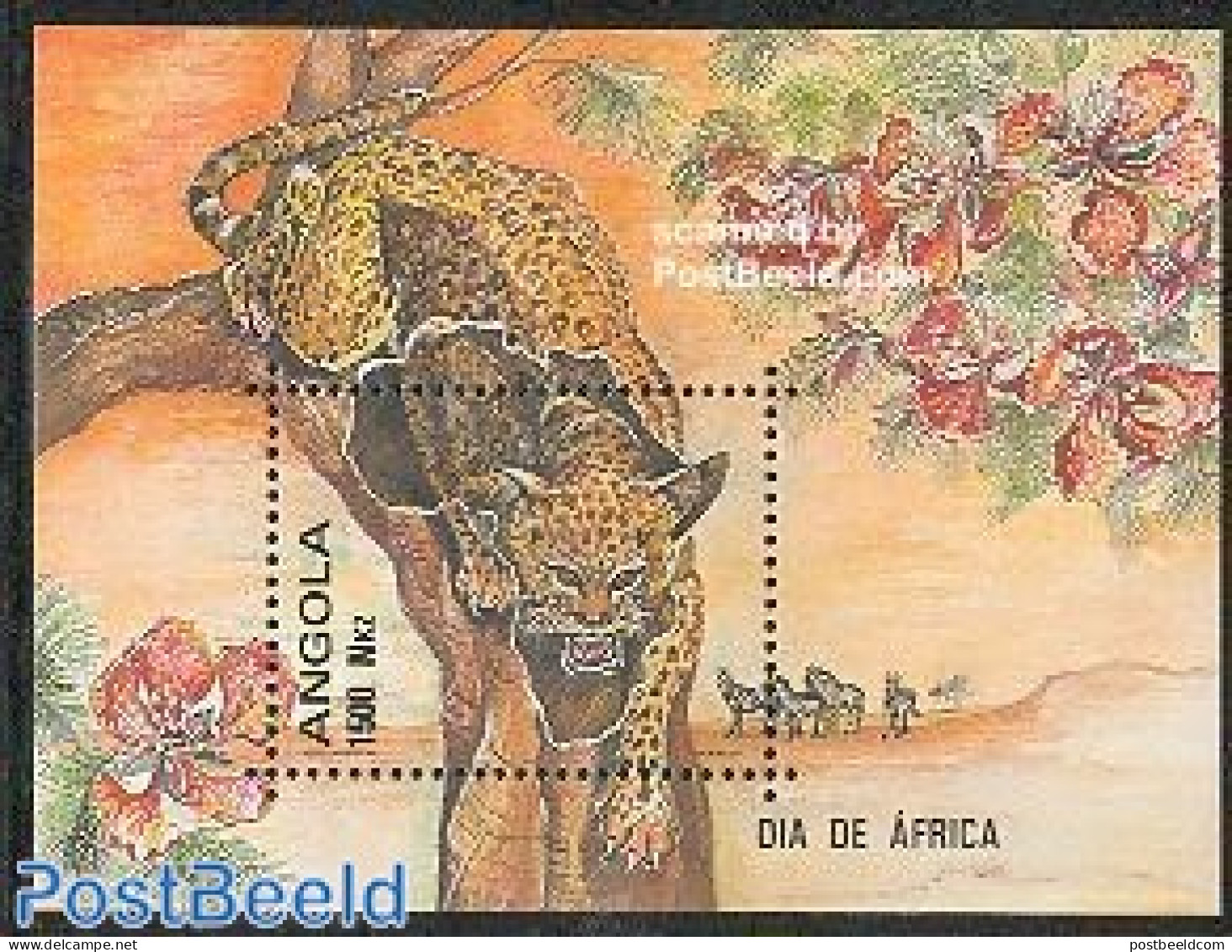 Angola 1993 Africa Day S/s, Mint NH, Nature - Animals (others & Mixed) - Cat Family - Angola
