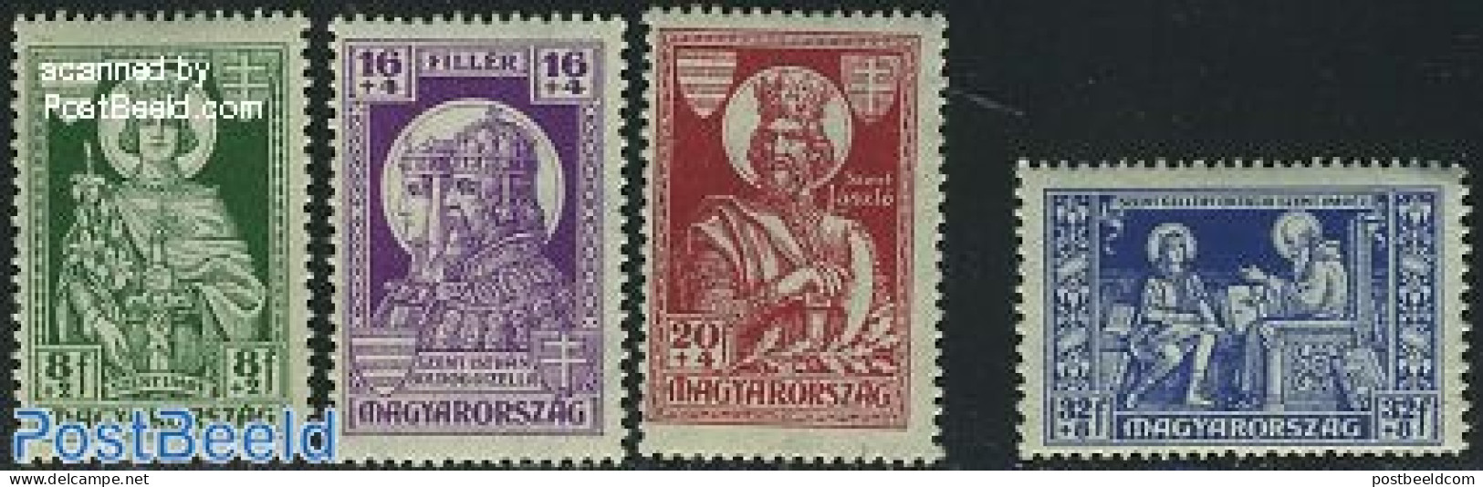 Hungary 1930 Emmerich 4v, Unused (hinged), Religion - Religion - Ongebruikt