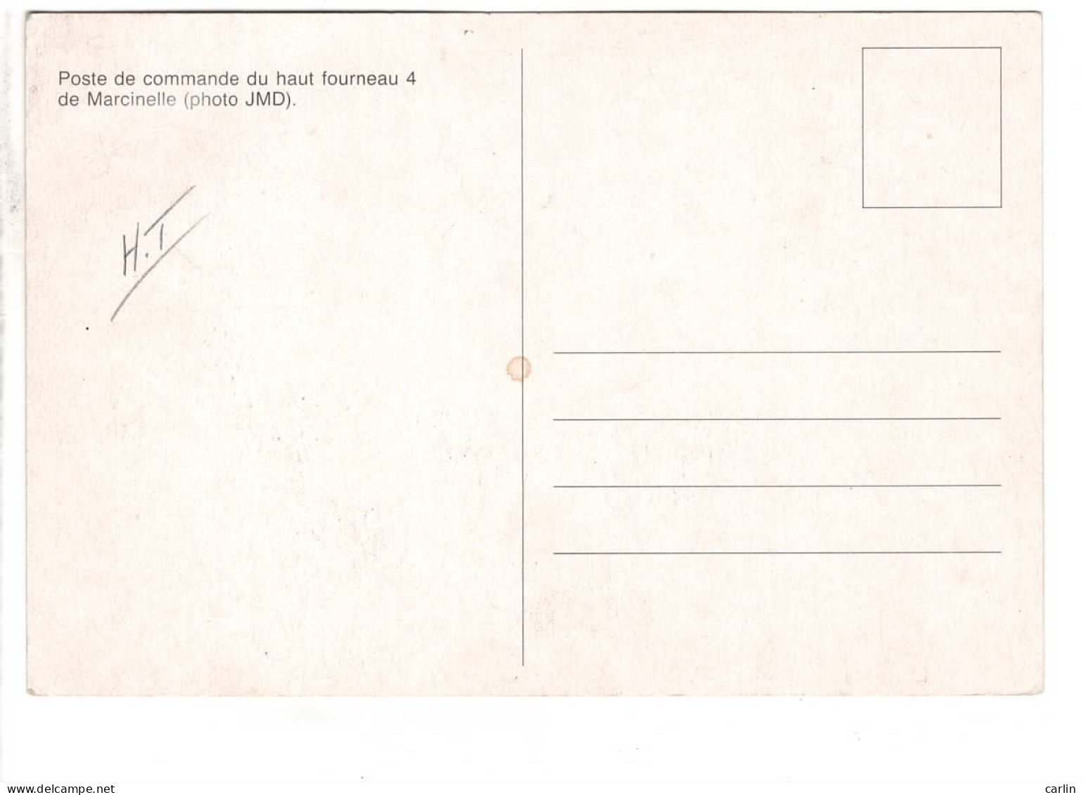 Marcinelle Poste De Commande Du Haut Fourneau 4 - Charleroi