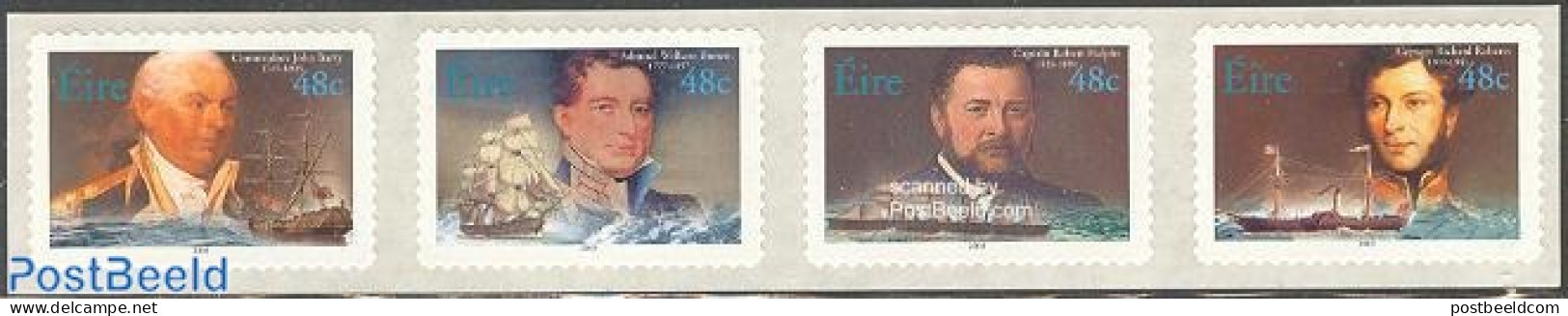Ireland 2003 Mariners 4v S-a, Mint NH, Transport - Ships And Boats - Unused Stamps