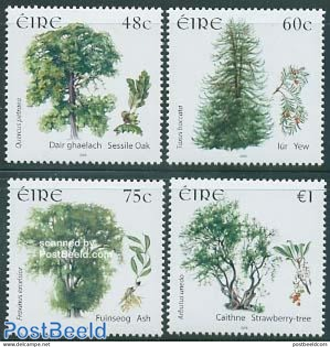 Ireland 2006 Trees 4v, Mint NH, Nature - Trees & Forests - Neufs