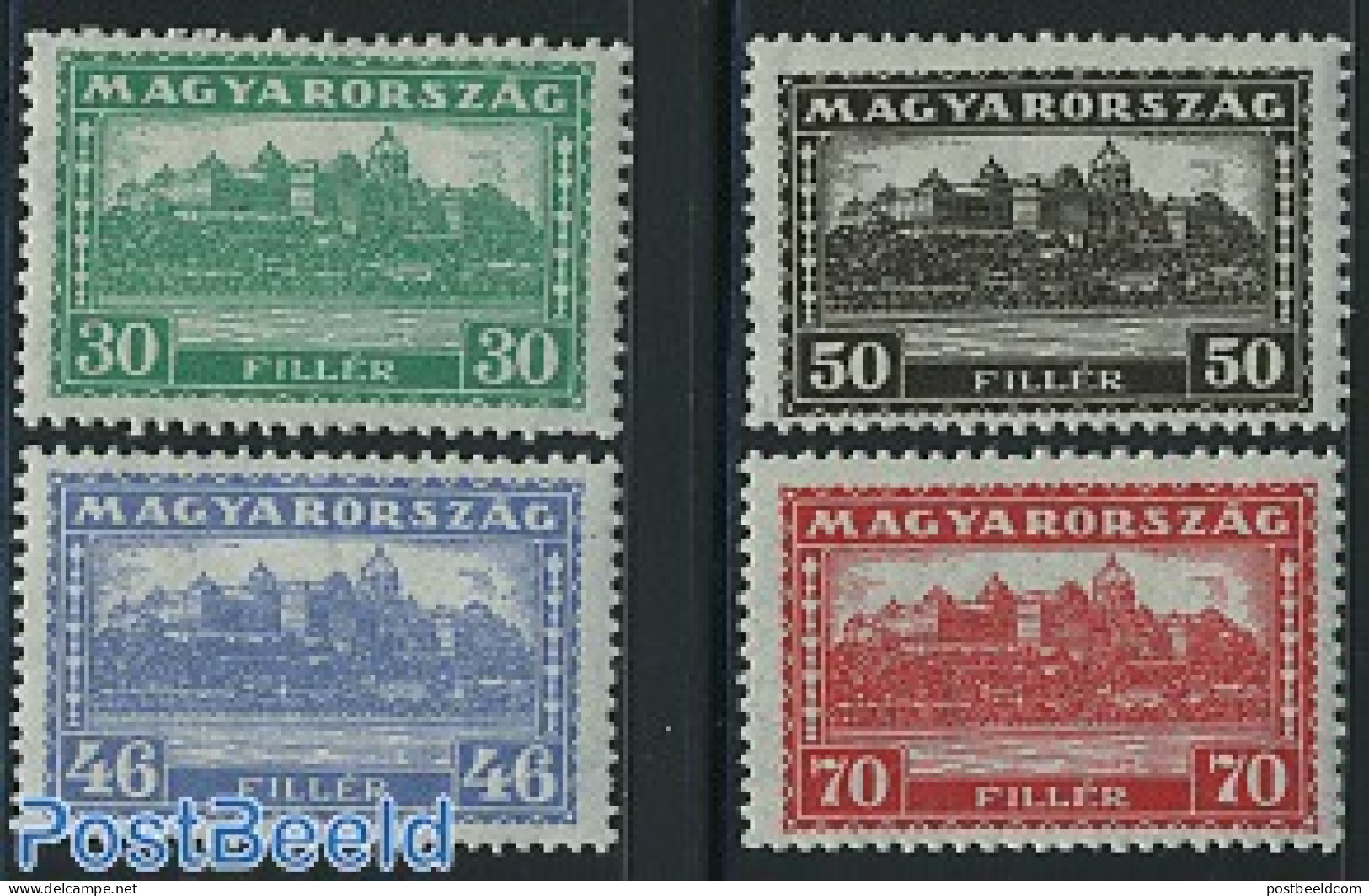 Hungary 1927 Definitives 4v, Unused (hinged) - Nuevos