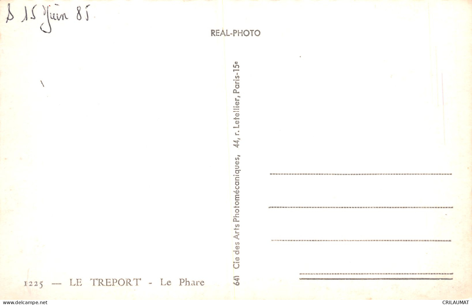76-LE TREPORT-N°T5105-F/0259 - Le Treport