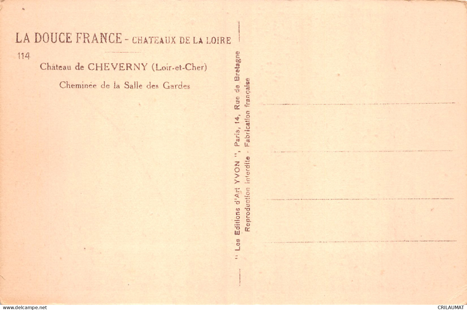 41-CHEVERNY-N°T5106-A/0227 - Cheverny