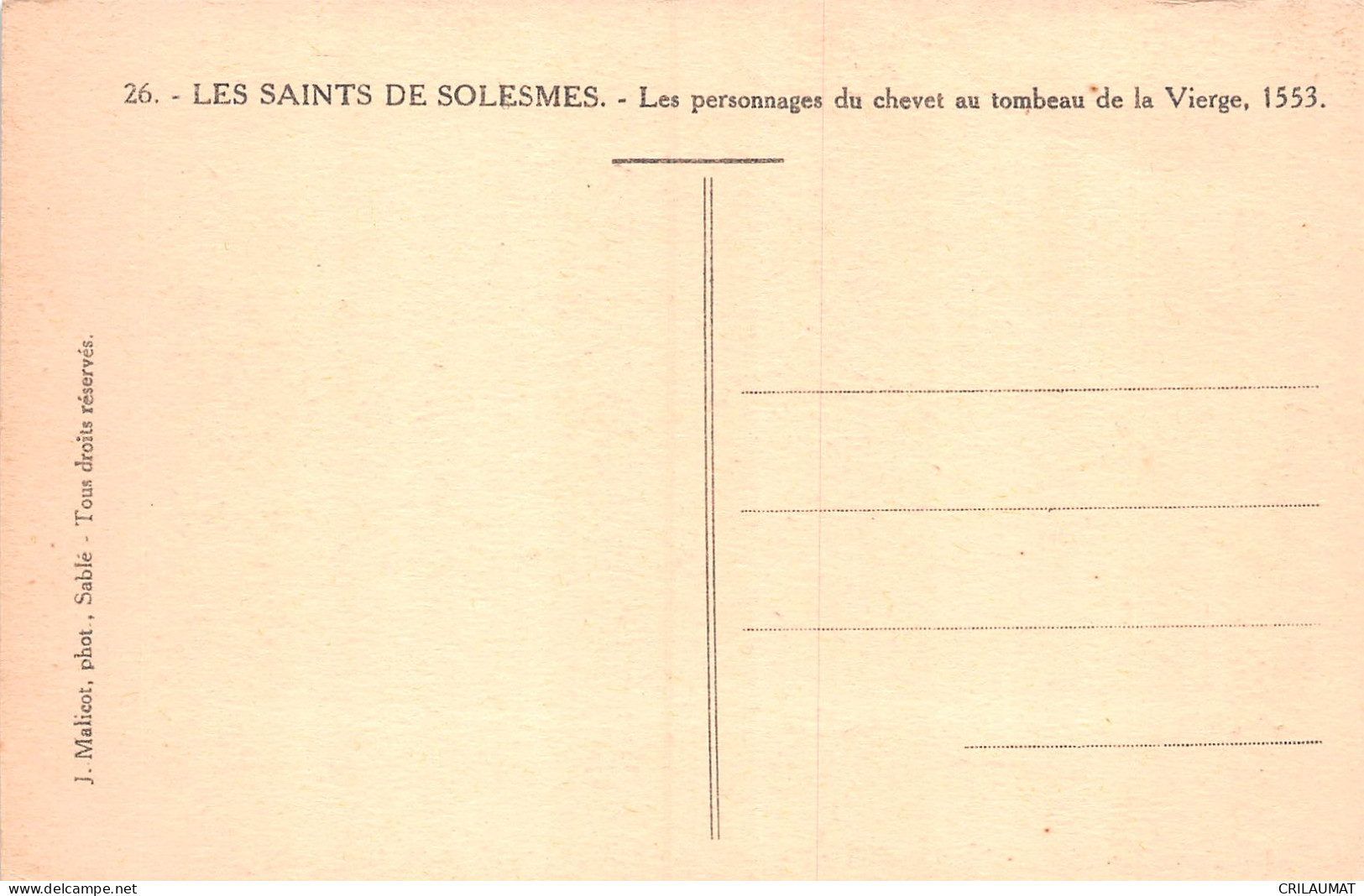 72-SOLESMES-N°T5106-A/0169 - Solesmes