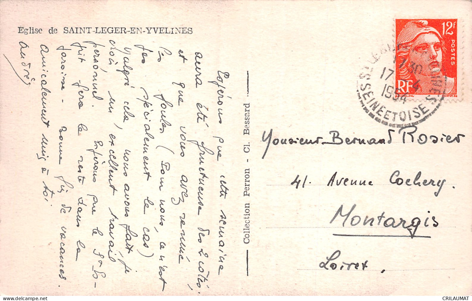 78-SAINT LEGER EN YVELINES-N°T5106-A/0067 - St. Leger En Yvelines