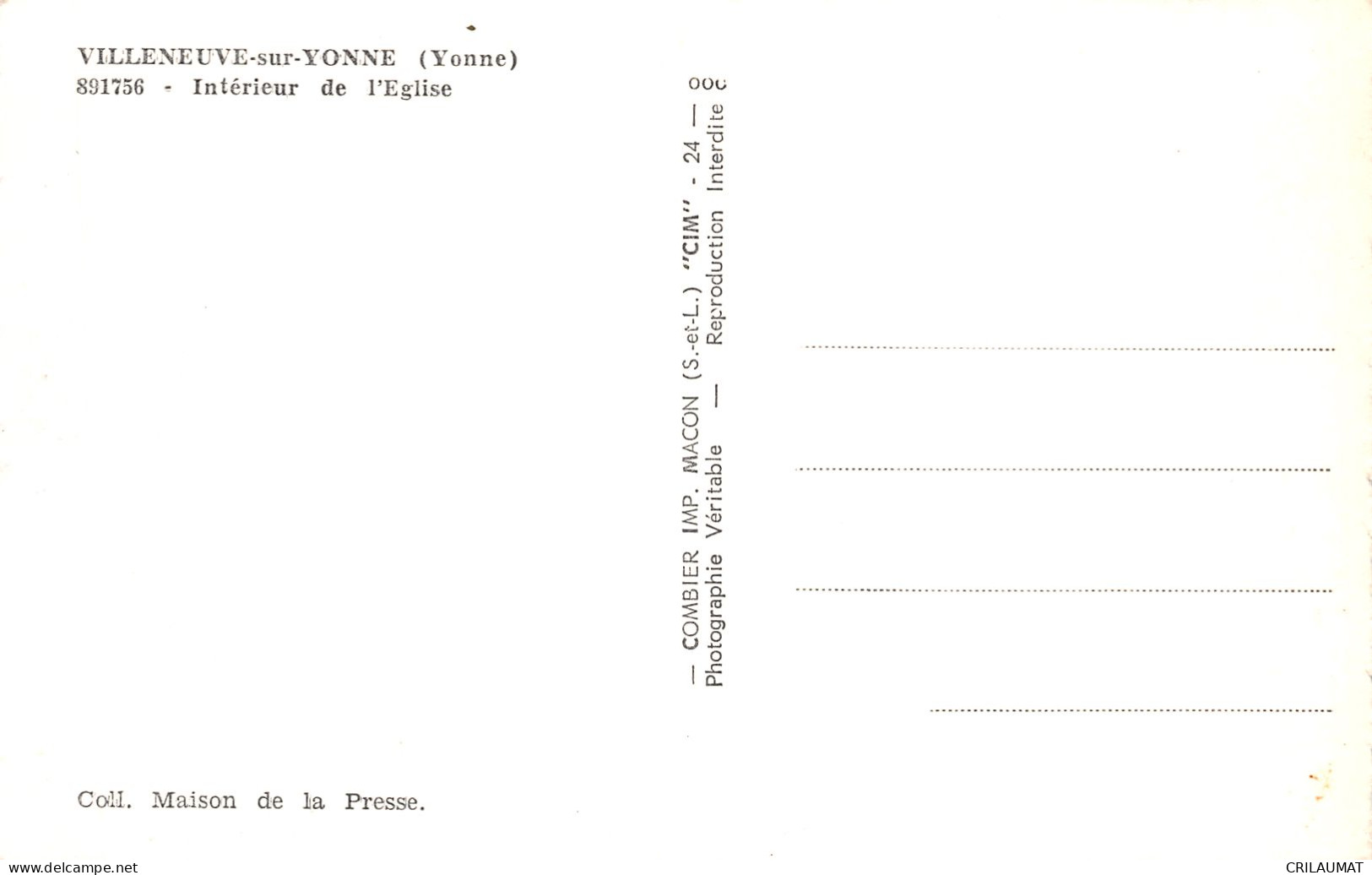89-VILLENEUVE SUR YONNE-N°T5105-H/0225 - Villeneuve-sur-Yonne