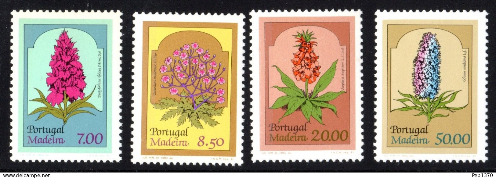 MADEIRA 1981 - FLORES - YVERT 78/81** - Madeira