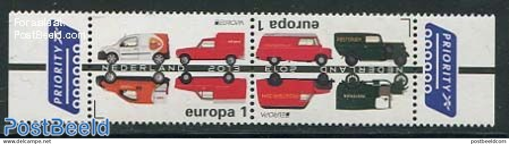 Netherlands 2013 Europa, Postal Transport 2v [:], Mint NH, History - Transport - Europa (cept) - Post - Automobiles - Neufs