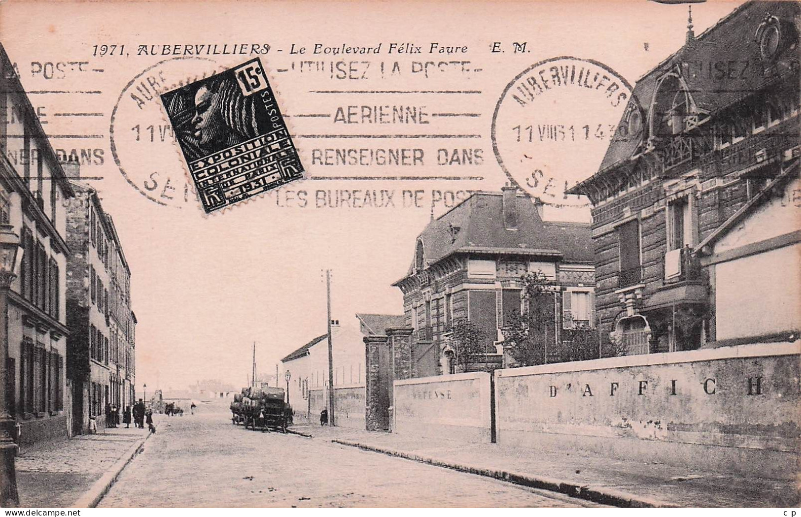 Aubervilliers - Boulevard Felix Faure    -   CPA °J - Aubervilliers