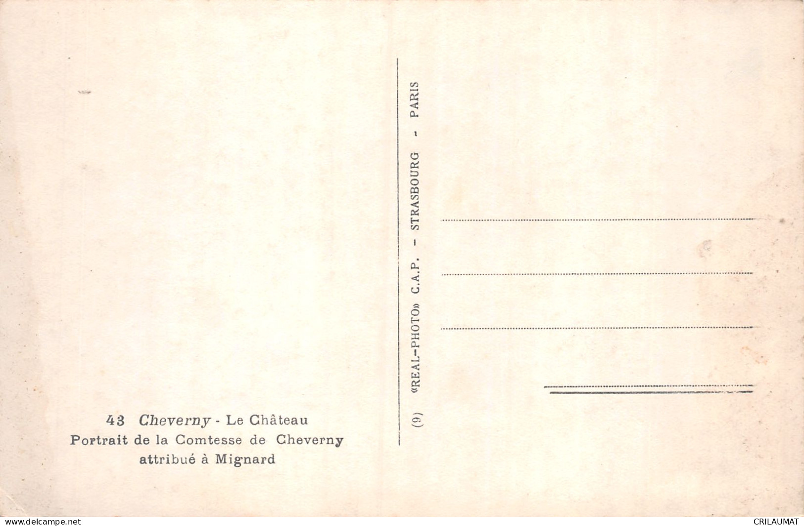 41-CHEVERNY-N°T5106-E/0165 - Cheverny
