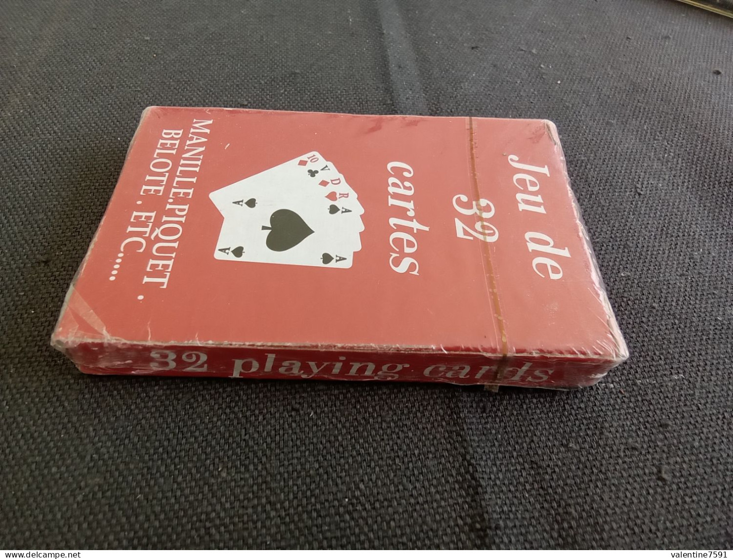 Jeu 32 Cartes Neuf Sous Blister   4 Euros - Kartenspiele (traditionell)
