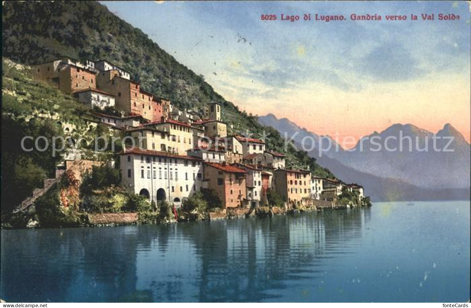 11762318 Lugano TI Gandria Verso La Val Solda Lugano - Autres & Non Classés