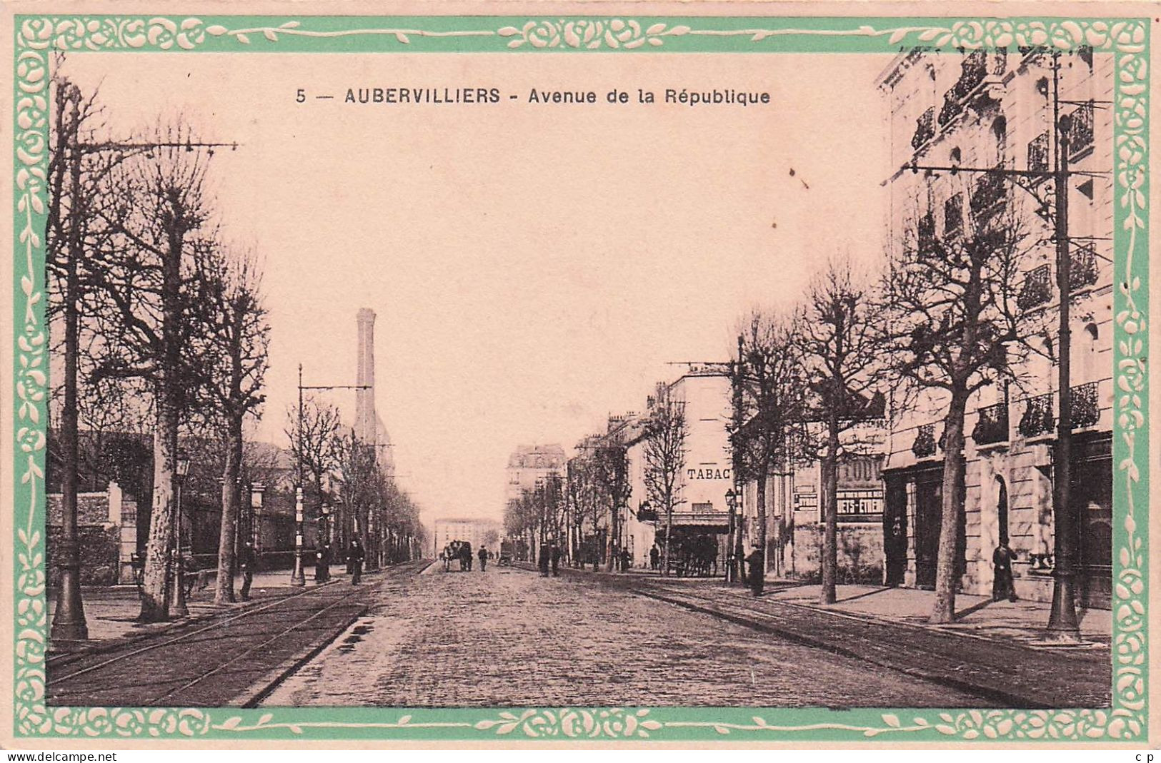 Aubervilliers - Pantin - Avenue De La Republique   -   CPA °J - Aubervilliers