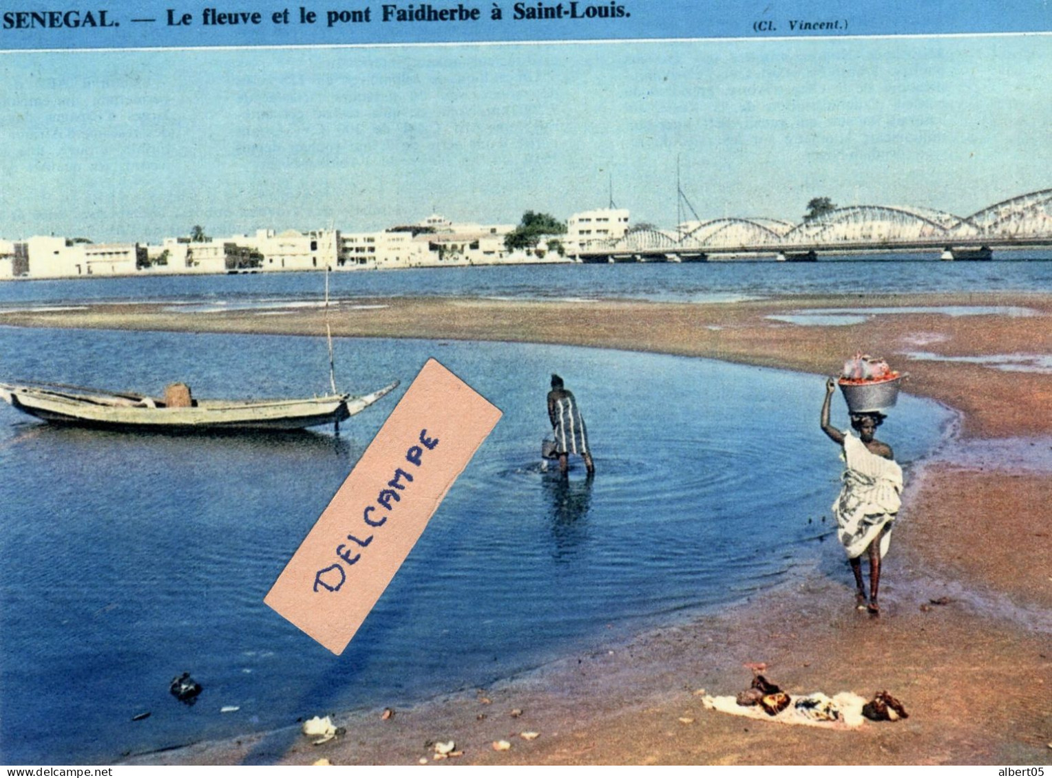 Le Fleuve Et Le Ponr Faidherbe à Saint Louis - Reproduction - Sénégal