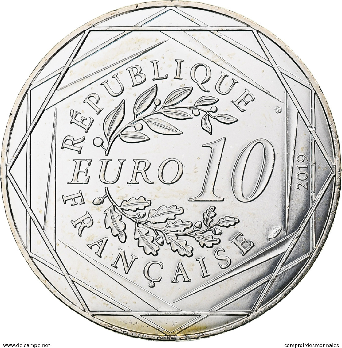 France, 10 Euro, Pièce D'Histoire - Vercingétorix, 2019, MDP, Argent, SPL - Frankreich