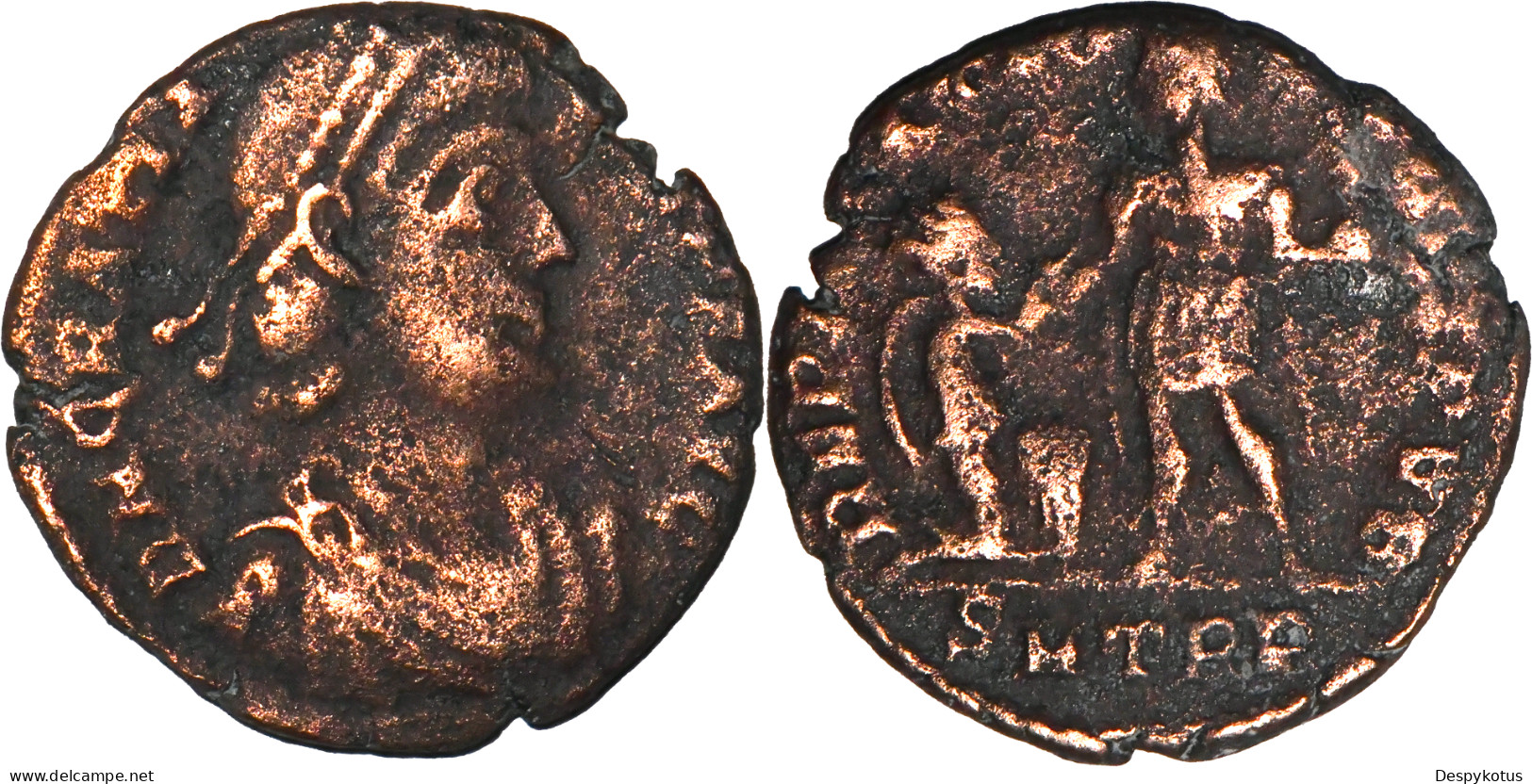 ROME - Maiorina Pecunia - GRATIEN - REPARATION REIPVB - 378-383 AD - Trèves (SMTRP) - TRES RARE - 19-199 - El Bajo Imperio Romano (363 / 476)