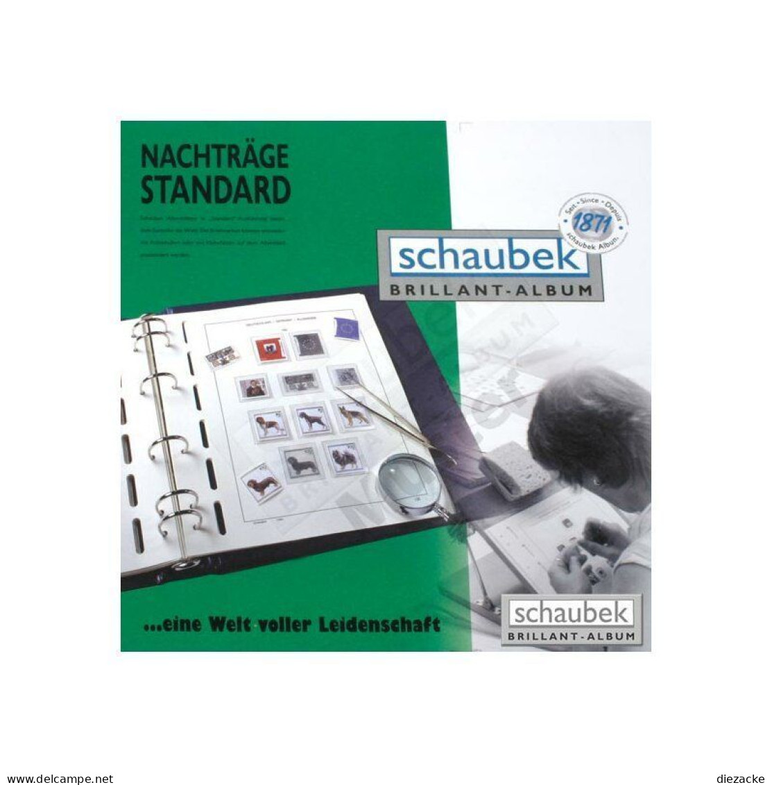 Schaubek Standard Jersey 1958-1989 Vordrucke O.T. 852T01N Neuware ( - Pre-printed Pages