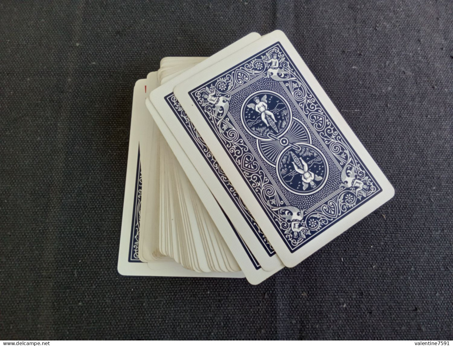 Jeu De 54  Cartes "  BICYCLE  BLEU  "   Américain  -   Bon état     Net  6 - Playing Cards (classic)