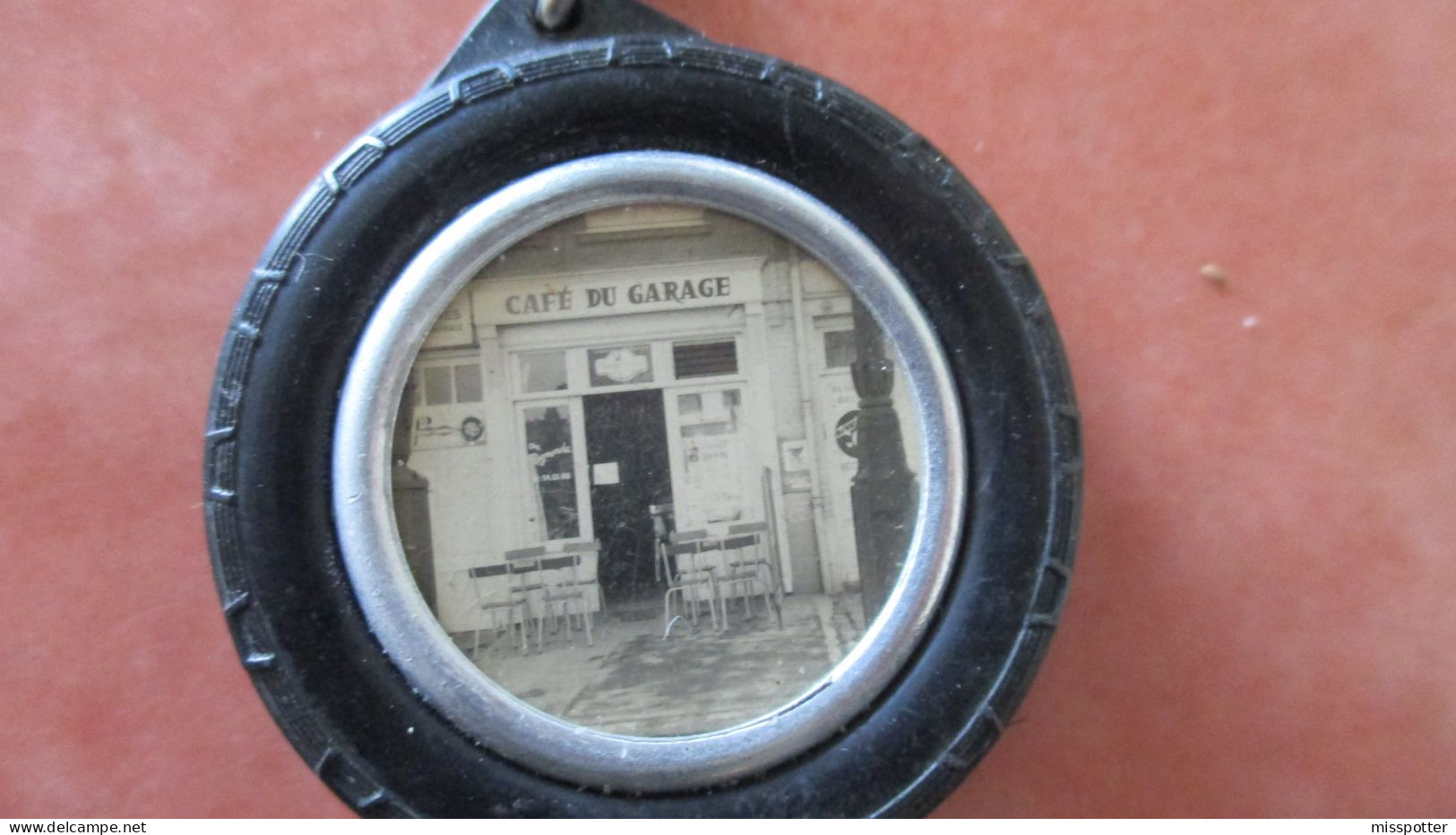 Porte Clé Vintage Café Du Garage Rue Du Faubourg De Béthune Lille - Llaveros