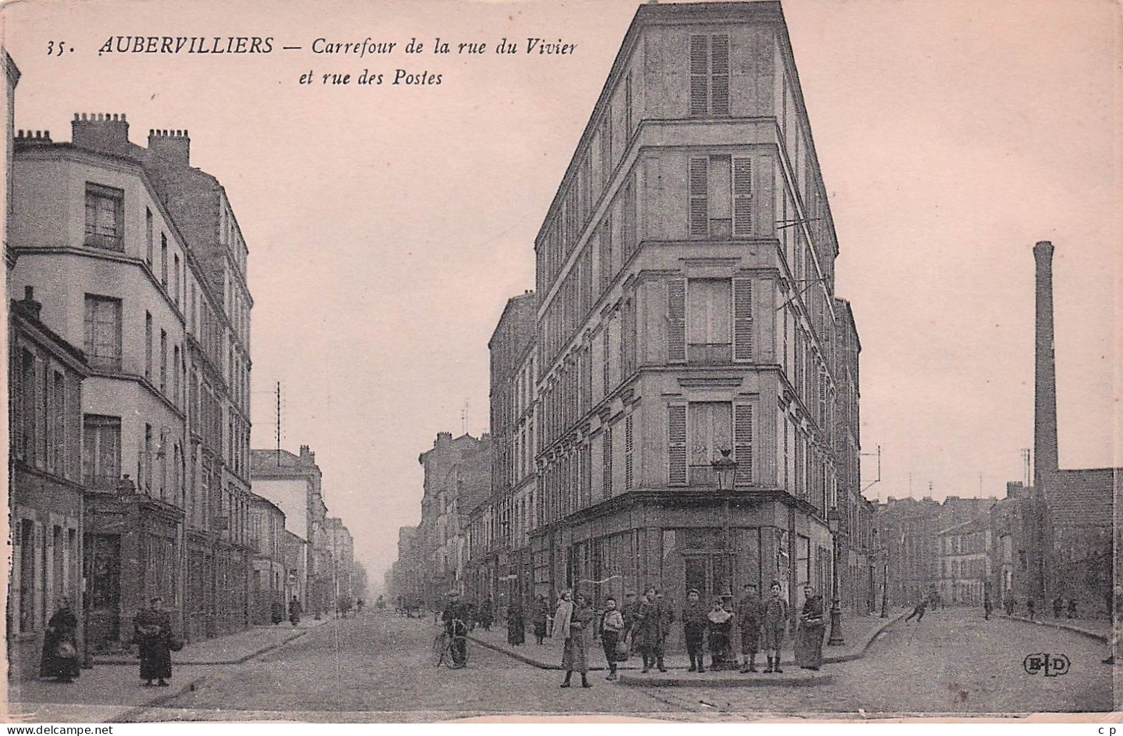 Aubervilliers - Carrefour De La Rue Du Vivier  -    CPA °J - Aubervilliers