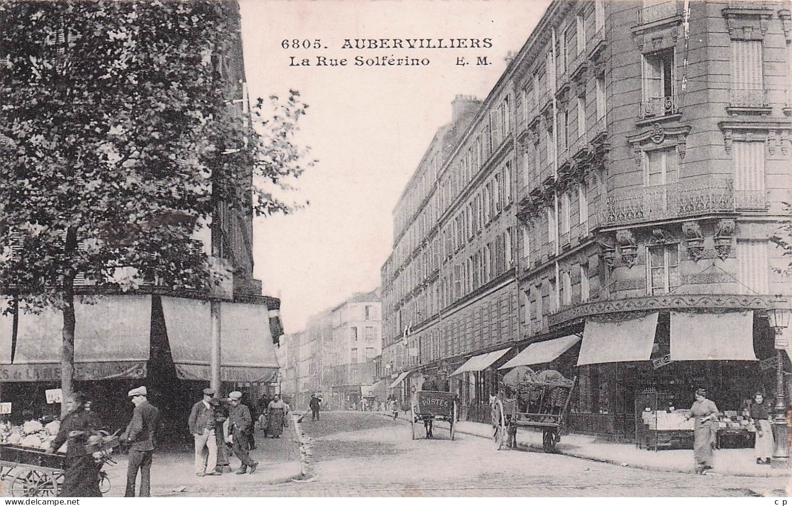 Aubervilliers - Rue Solferino  -    CPA °J - Aubervilliers