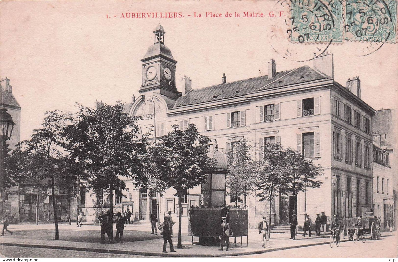 Aubervilliers - Mairie - Place -    CPA °J - Aubervilliers
