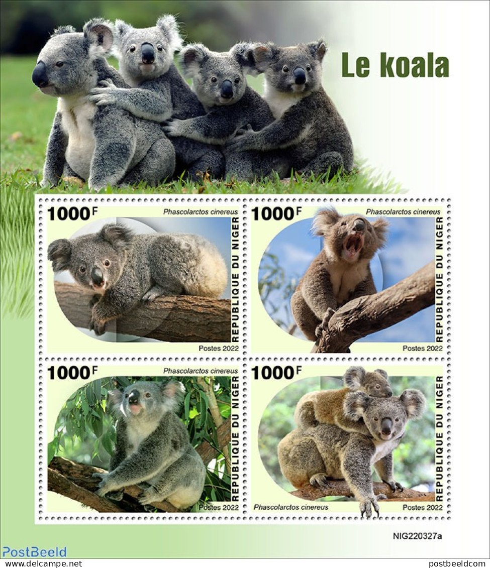 Niger 2022 Koala, Mint NH, Nature - Animals (others & Mixed) - Niger (1960-...)
