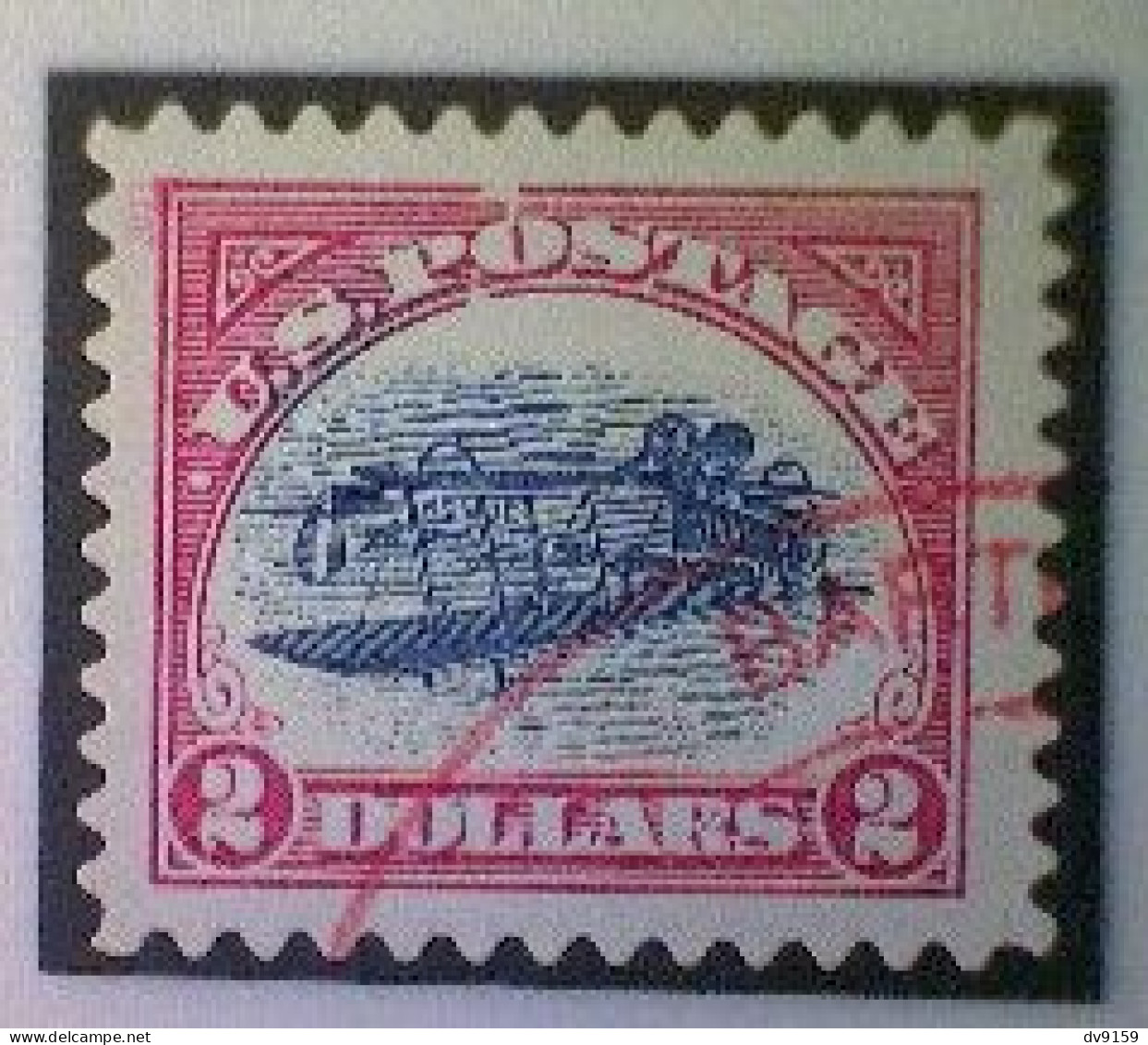 United States, Scott #4806a, Used(o), 2013, Inverted Jenny, Single, $2, Blue, Black, And Red - Oblitérés