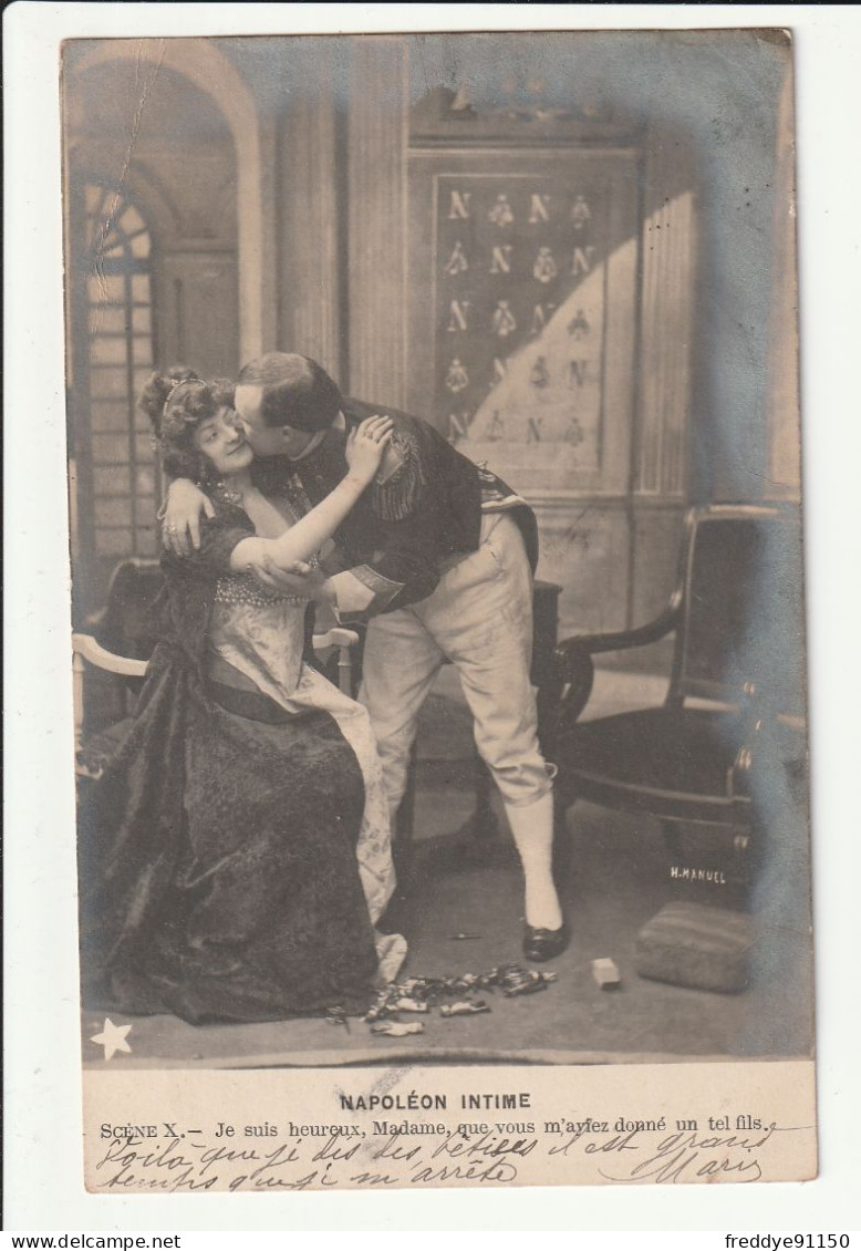 Artistes . Théatre . Napoléon Intime . Scène X . Je Suis Heureux Madame . 1902 - Théâtre