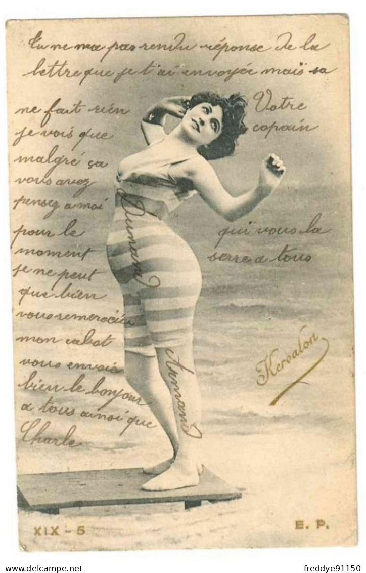 Artiste Femme KERVALON Série N° XIX - 5  . 1905 - Artisti