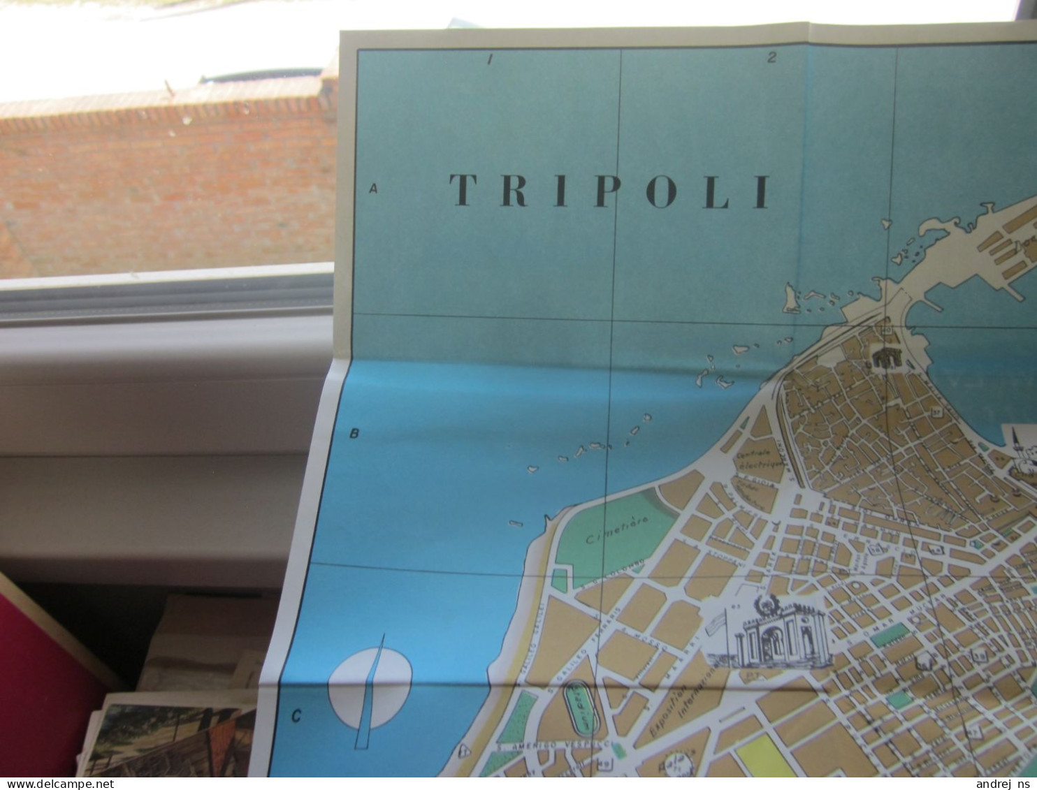 Tripoli  Plan De La Ville - Dépliants Touristiques