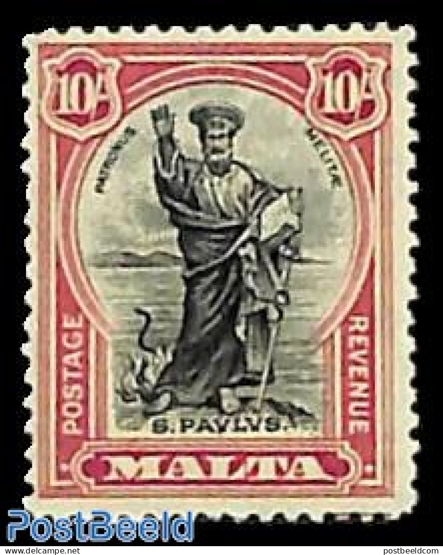 Malta 1930 10sh, Stamp Out Of Set, Mint NH - Malta