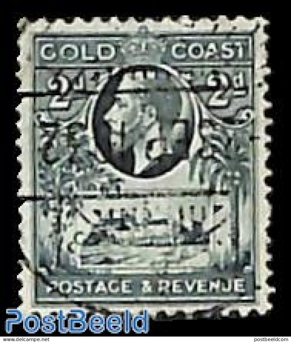Gold Coast 1928 2sh, Stamp Out Of Set, Used, Used Or CTO - Autres & Non Classés