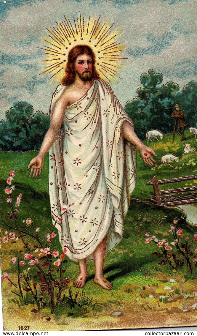 Jesus Carte Gaufree Geman Edition Postcard - Jesus