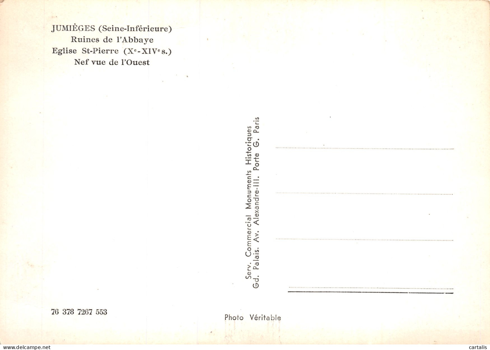 76-JUMIEGES-N°C4083-D/0343 - Jumieges