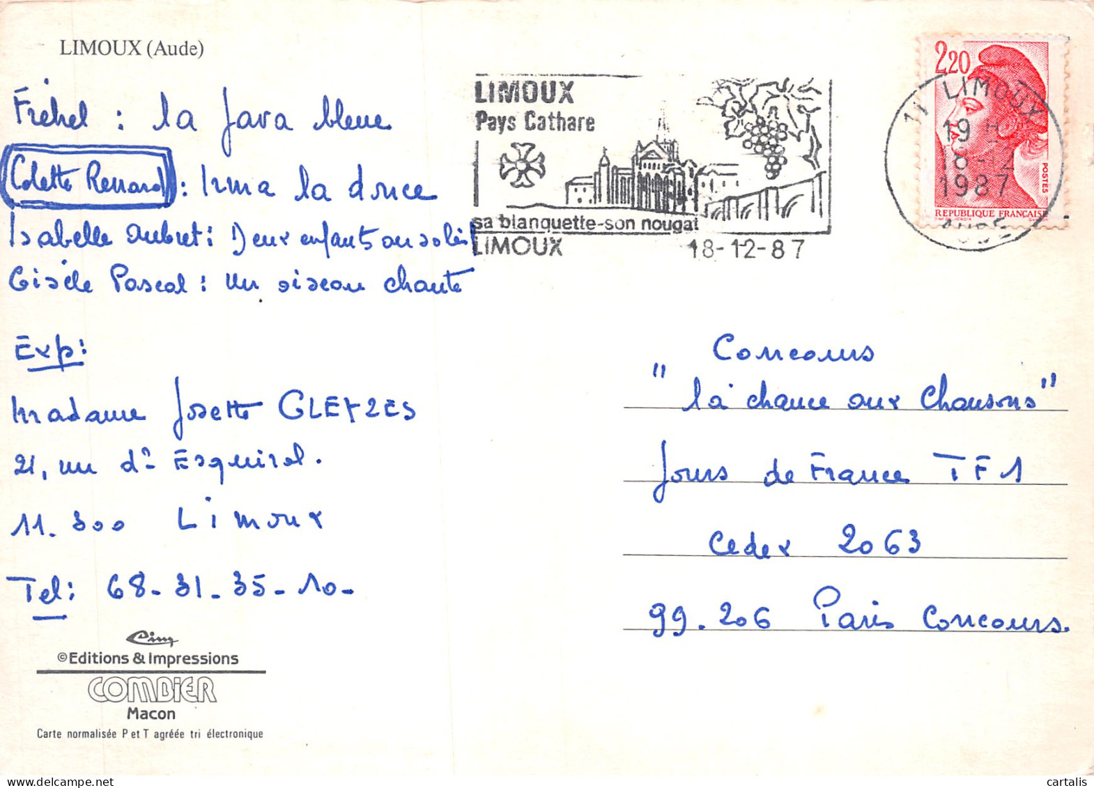 11-LIMOUX-N°C4083-D/0031 - Limoux